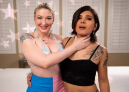 TransErotica – Busty Leya Falcon Uses Massive Strap On To Dominate Trans