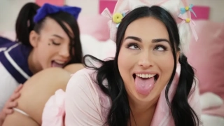 TransAngels - Lesbian Kawaii Streamers Go Wild