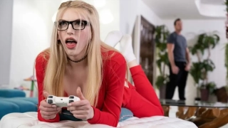 TransAngels - Gamer Girl Gets Creampied