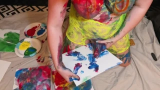 TGirl-Network - Naked Bailey Painting