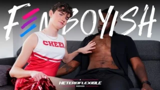 Femboyish - Cheerleader Femboy Takes One For The Team
